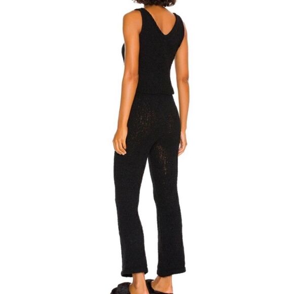 Plush Revolve NWT Cozy Tank and Pant Set in Black - Picture 2 of 7